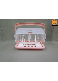 Khay,Giá Úp Bình Sữa Cao Cấp Cho Bé MàU Xanh - Hàng Loại 1