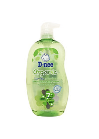 Dung Dịch Tắm Gội Toàn Thân Cho Bé Dưới 3 Tuổi D-nee - Chai 800ml (Xanh Lá)
