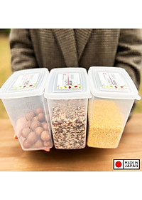 Hộp bảo quản thực phẩm Nakaya 1300ml, có nắp mềm giúp bảo quản thực phẩm sạch sẽ - nội địa Nhật Bản 