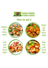 Combo 3 gói Xốt Gia vị hoàn chỉnh Barona - Sườn xào chua ngọt 80gr