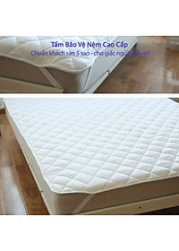 Tấm Bảo Vệ Nệm Chống Thấm Nước Cao Cấp Chuẩn Khách Sạn 5 Sao Tấm Lót Nệm Giường Ngủ Chống Thấm Bảo Vệ Nệm Trải Giường Cao Cấp Tấm Bảo Vệ Nệm Đệm Mỏng Lót Giường Ngủ Chống Thấm Cho Bé