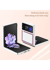 Ốp lưng chống sốc cho Samsung Galaxy Z Flip 4 hiệu Likgus Brow Luxury (chất liệu cao cấp, thiết kế thời trang họa tiết 3 sọc màu) - Hàng nhập khẩu