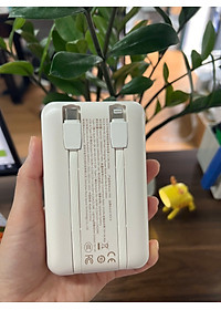 Pin dự phòng sạc nhanh ROCK P99 PD 22.5W 20000mAh có cáp tích hợp , hàng chính hãng bảo hành 1 năm