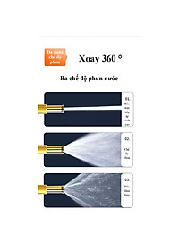 Vòi Tưới Cây, Vòi Xịt Rửa Xe Đa Năng Tăng Áp Lực Nước Cực Mạnh 10m, Lắp Vòi Nước Thông Thường (Đầu Vòi Đồng) - HÀNG CHÍNH HÃNG MINIIN