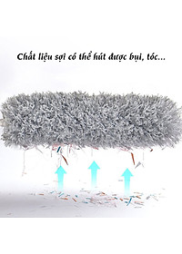 Chổi quét trần cán dài sợi vải siêu nhỏ quét bụi đa năng