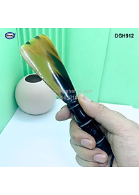 Đón giày bằng sừng tay cầm đốt trúc VIP (Dài 20cm) DGH912 - Chuyên dụng cho giày cao cấp - Cho giày Nam & Nữ - Product of HAHANCO