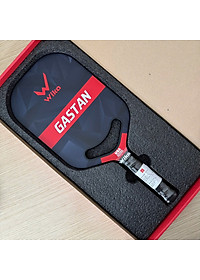 Vợt chơi Pickleball cao cấp Wi-ka Gastan - mặt vợt nhám, Carbon T1000