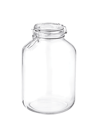 Hũ thủy tinh nắp cài Bormioli Rocco Fido 5L – Kín hơi, bảo quản thực phẩm dung tích lớn, cao cấp Ý