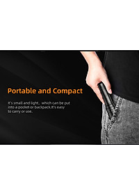 Đèn pin càm tay nhỏ gọn chính hãng SuperFire S33-A,đèn sạc pin tích hợp dễ dàng bỏ túi mang theo phù hợp sử dụng trong nhiều công việc khác nhau