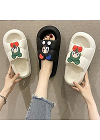  Dép bánh mỳ nữ, dép quai ngang HOẠT HÌNH CHUỘT, MÈO, GẤU siêu đáng yêu