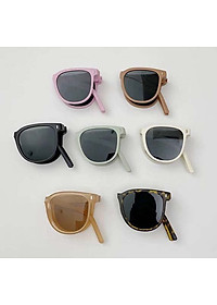 Kính trẻ em gọng gập, kính mát chống tia UV400 phong cách Hàn Quốc bé trai bé gái nhiều màu từ 1 tuổi đến 6 tuổi