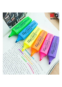 Bút dạ quang highlight M&G-màu xanh dương/xanh lá/vàng chanh/hồng/cam/tím-AHM21572B1-MG2150E-1 cây