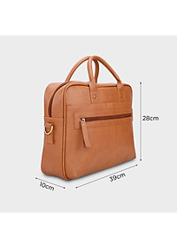 Cặp công sở Trita ( Thời trang nam cao cấp đựng vừa laptop 14.6 inch - Cặp da TCA2 )