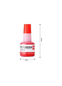 Mực dấu 40ml Deli, Đỏ - E9874