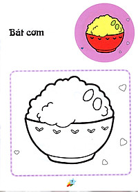 Sách 123 Nào Ta Tô Màu! - Thức Ăn