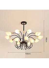 Đèn chùm ASHEN kiểu dáng hiện đại trang trí nội thất sang trọng.