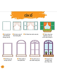 Sách Vẽ Tất Tật Từ Những Hình Cơ Bản - Nhà Cửa Và Đồ Đạc