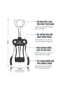 Dụng Cụ Khui Rượu Vang Benchusch - Hàng Chính Hãng