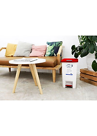 Thùng Rác Nhựa Cao Cấp Đạp Chân Nắp Đậy Chữ Nhật Inochi 10L