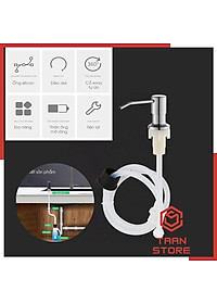Vòi Dẫn Nước Rửa Chén Bộ Đầu Vòi Dẫn Bơm Hút Xịt Nước Rửa Chén Dầu Rửa Bát Gắn Bồn Rửa Bát