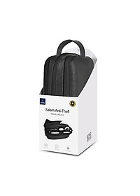 Túi  phụ kiện Wiwu Salem Anti - Theft Travel Pouch thiết kế kích thước nhỏ, sức chứa lớn, có dây kéo YKK rất bền - Hàng chính hãng