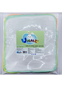 Combo 10 Tấm Lót Chống Thấm Cao Cấp Unmei Cho Bé Từ Sơ Sinh 30x30 - Sản Phẩm Có Thể Giặt Bằng Máy Giặt - Tấm Lót Sơ Sinh Thương Hiệu Unmei