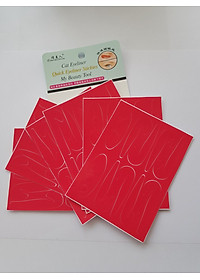 Sét 36 đôi miếng dán kẻ vẽ mắt mèo nhiều lần tiện lợi KM08 (6 tấm giấy mỗi tấm có 6 đôi miếng dán)