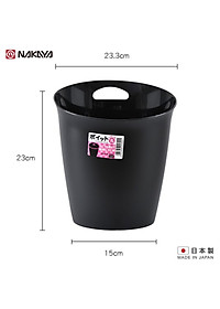 Thùng rác văn phòng dáng đẹp Nakaya 5.5L hàng Made in Japan
