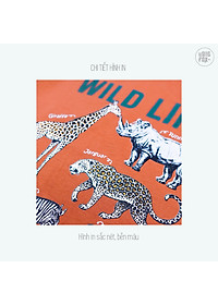 Áo Thun Bé Trai Size Đại Bigfox, Áo Phông Trẻ Em Mùa Hè Hình In Động Vật Wild Life Chất Cotton Mềm Mịn 3-11 Tuổi