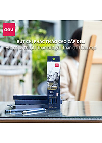Bút Chì Phác Thảo Cao Cấp Deli Nuevo S999 | Độ Cứng Từ B - 14B, H, 2H, 3H, HB - 12 Chiếc