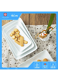 Khăn ăn Long Phương - Đĩa sứ đựng khăn ăn trong nhà hàng khách sạn