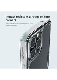 Ốp lưng cho iPhone 13 Pro Max Nillkin Nature TPU Pro Case - Hàng chính hãng