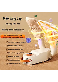 Máy Sấy Và Khử Trùng Giày có hẹn giờ Cao Cấp Làm Khô Siêu Nhanh - Loại Bỏ Khử Mùi Hôi Và Vi Khuẩn, Kiểu Dáng Nhỏ Gọn, Dễ Sử Dụng Máy Sấy Giày Dép Tất Găng Tay Mũ Bảo Hiểm Khử Khuẩn Bằng Tia UV An Toàn Tiện Dụng Thông Minh