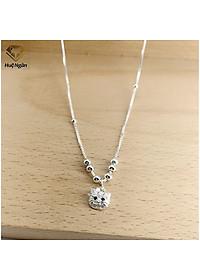 Lắc chân bạc Ý 925 Huệ Ngân -Mèo xinh RYBJ50062