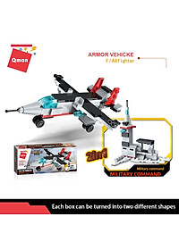 Đồ chơi xếp hình, lắp ráp Qman 42205 - Tàu chạy bằng năng lượng hạt nhân (572 mảnh ghép)