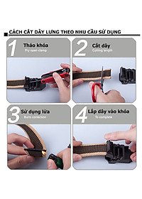 Thắt Lưng Nam Vải Dù US ARMY, Dây Nịt Vải Dù Bền Chắc, Khóa Hợp Kim Siêu Bền Cao Cấp- HÀNG CHÍNH HÃNG