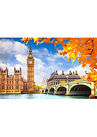 Bộ tranh xếp hình cao cấp 1000 mảnh ghép – Tháp Big Ben, London
