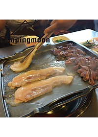 Đồ cắm trại kẹp gắp thịt nướng Campingmoon campoutvn SJ-10 du lịch dã ngoại A348