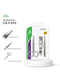 Combo 3 Sản Phẩm (Kéo Cắt Tỉa Lông Mày - Bấm Móng - Nhíp) KỀM NGHĨA CB.3-003