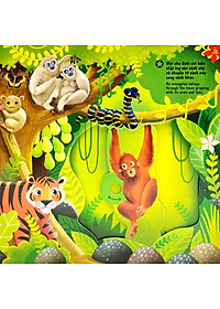 Sách Tương Tác - Sách Chuyển Động - First Explorers - In The Jungle - Trong Khu Rừng