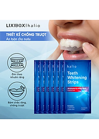 Miếng Dán Trắng Răng Halio Teeth Whitening Strip Giảm Ê Buốt – Liệu Trình 7 Ngày