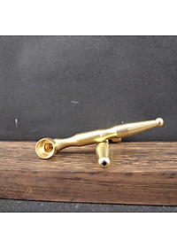 Tẩu lọc thuốc bằng đồng cao cấp, Dùng cho được cả Sợi và điếu : Lớn + Vừa + Nhỏ, có thể tháo rời và vệ sinh !