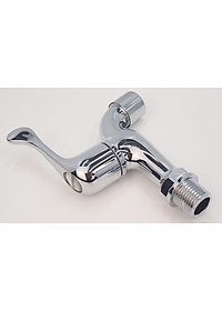 Vòi hồ nhựa ABS mạ Chrome Eurolife EL-HN03 (Trắng bạc)