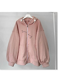 Áo khoác chống nắng chất thun nỉ ngoại CÓ MŨ SIÊU XINH TÔN DÁNG CHO CÁC BẠN NỮ NYNA