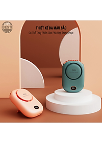 Quạt Mini Tích Điện Đeo Cổ Thời Trang Besti Y01,  3 Tốc Độ Gió Siêu Mát, Chạy Siêu Êm, Dung Lượng Pin 2000mAh, Phù Hợp Khi Chạy Bộ, Đi Du Lịch , Văn Phòng, Đi Chơi- Hàng Chính Hãng