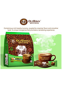 Cà Phê Trắng OldTown Vị Hazelnut Hạt phỉ - OldTown 3 in 1 White Coffee Hazelnut