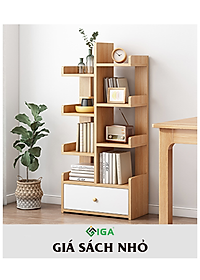 Giá Sách Hình Cây Có Hộc Đựng Đồ Phong Cách Nordic Thương Hiệu IGA - GP171