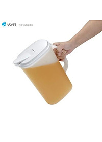 Bình đựng nước nắp khóa  2 chiều  Asvel Cool Square 2L/ 2.7L hàng nội địa Nhật Bản