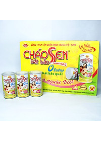 Cháo sen bát bảo 0 đường Minh Trung 365g - CSBB 0 Đường 24 (thùng 24 lon)
