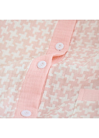 Đồ bộ bầu và sau sinh, Pijama cho con bú AZ44 chất liệu đũi xốp mặc hè thu và đông xuân